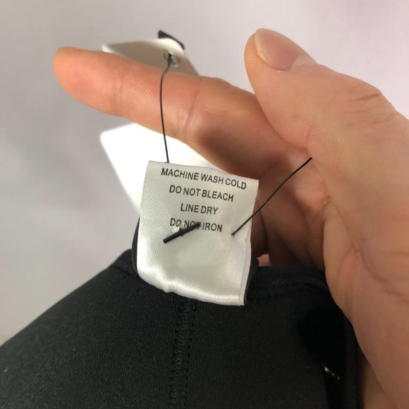 Nasty Gal Womens In Hot Water Scuba Bikini Bottom in Black Size L… - Picture 11 of 12